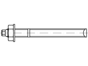 Artikel 88722 Stahl UKA 3-ASTA galvanisch verzinkt UPAT Gewindestangen UKA 3-AST