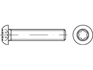 ~ISO 7380-1 A 4 ISR Flachkopfschrauben mit Innensechsrund