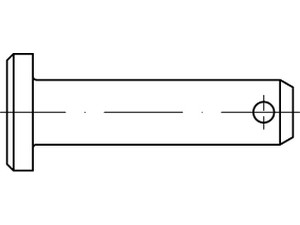 ISO 2341 Bolzen mit Kopf
