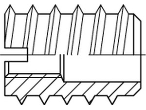 DIN 7965 Einschraubmuttern (Schraubdübel RAMPA-Muffen)