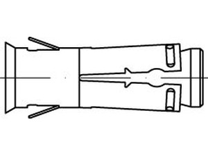 Artikel 88513 Stahl FHY galvanisch verzinkt FISCHER Hohldeckenanker FHY mit Inne