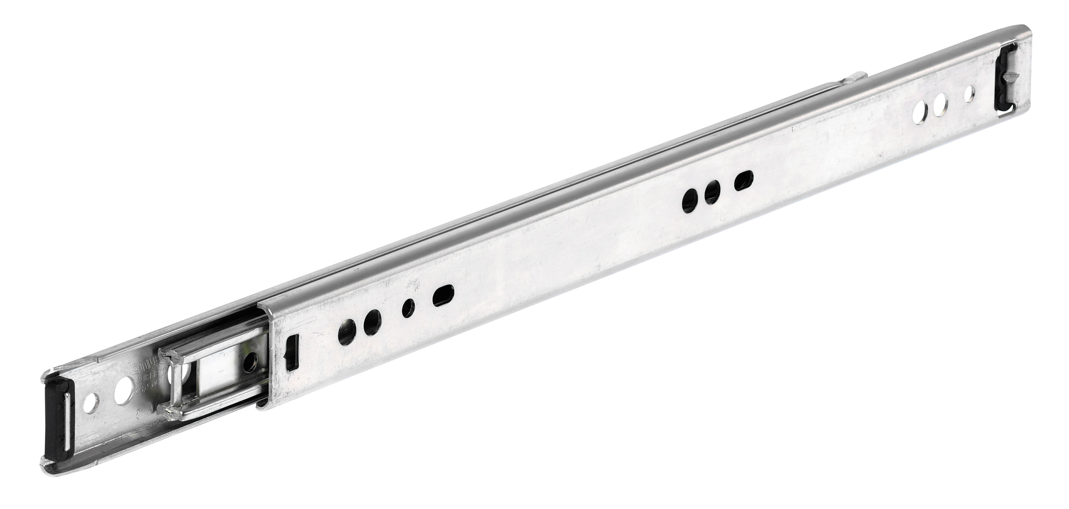 Auszugschienen DZ 2601, Breite 12,7 mm, bis 45 kg, kompaktes Profil, Vollauszug