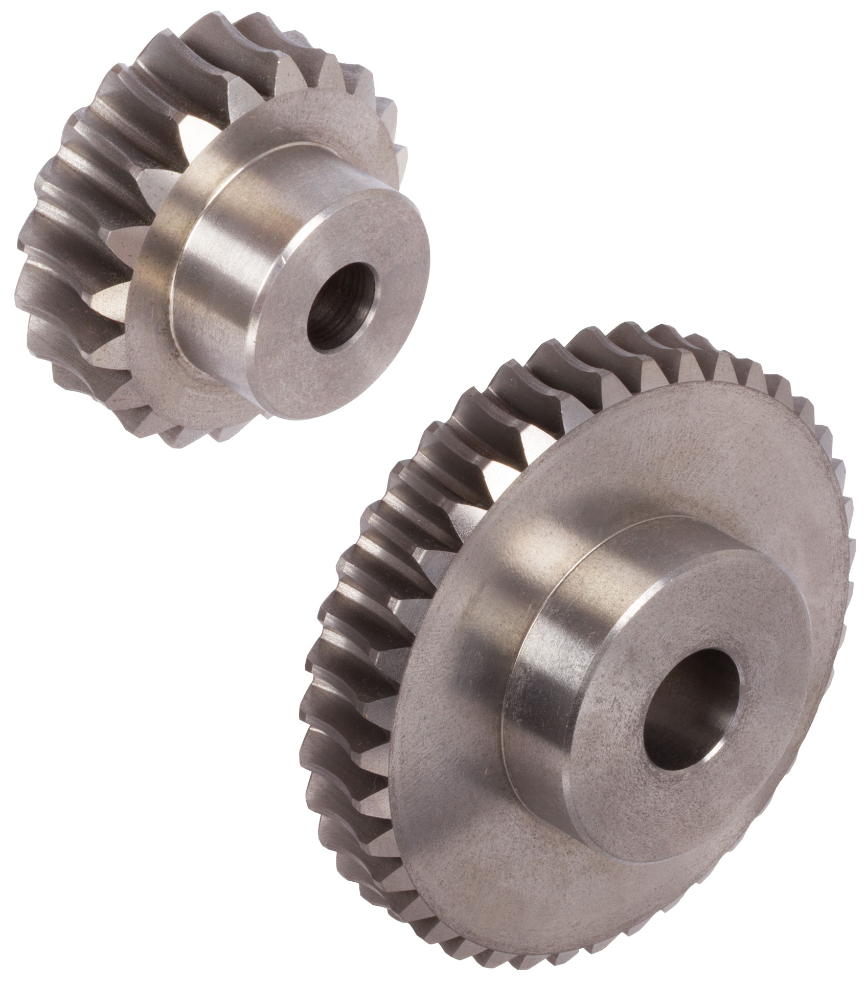 Schneckenräder aus Grauguss, eingängig rechts, Modul 4