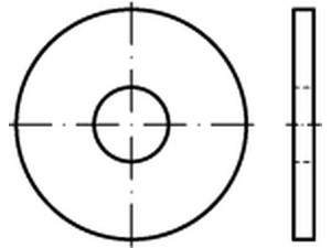 ISO 7094 flache Scheiben, extra große Reihe, Produktklasse C