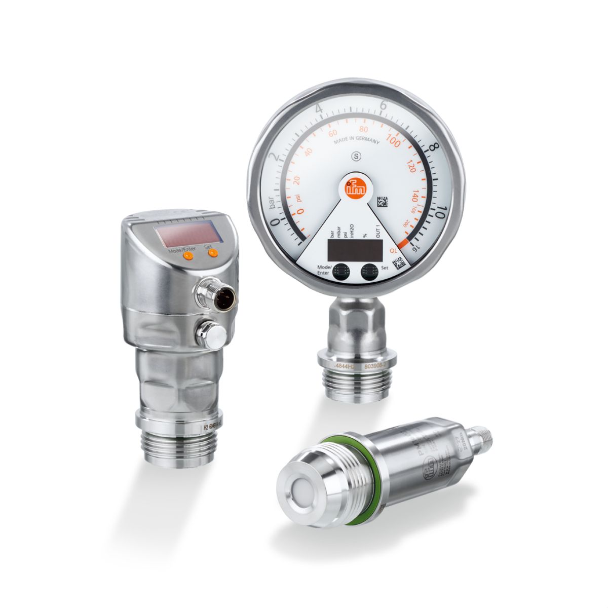 IO-Link - Full-metal pressure sensors for the proc