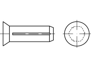 ISO 8747 Senkkerbnägel