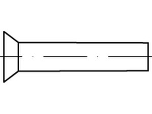 DIN 661 Aluminium 99.5 Senkniete