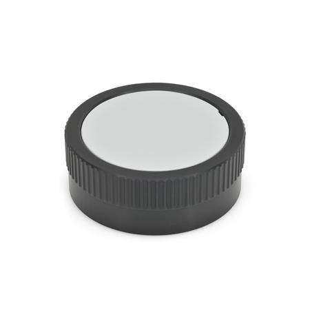 GN 736.1 Zustellräder, Aluminium, mit Skalieransatz