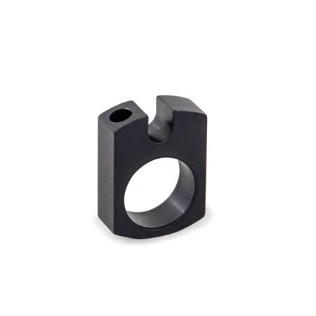 GN 295.2 Drehmomentstützen, Aluminium, für konfigurierbare runde Lineareinheiten