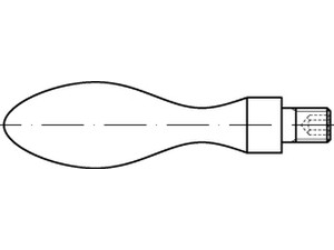 DIN 98 Ballengriffe, drehbar