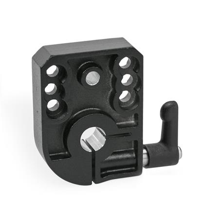 GN 9734 Klemmplatten, Zink-Druckguss, für konfigurierbare Lineareinheiten