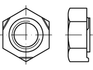 DIN 929 A 4 Sechskant-Schweißmuttern