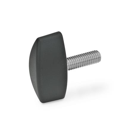 GN 531 Flügelschrauben, Edelstahl-Gewindestift