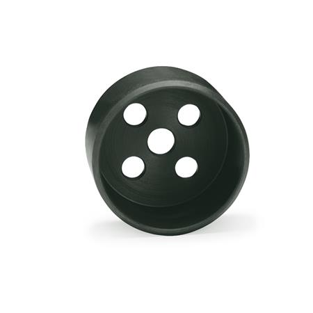 GN 187.1 Führungstöpfe, Stahl, für Rastscheiben GN 187.4