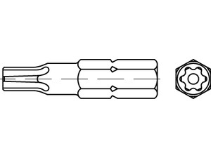 Artikel 88667 Schraubklingen/Bits für Zweilochschraube PIN-ISR