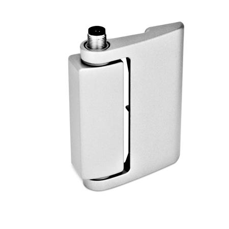 GN 139.1 Sicherheits-Schaltscharniere mit Anschlussstecker