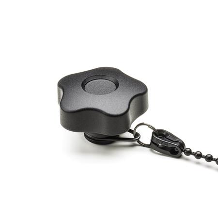 GN 5337.13 Sterngriffe, Kunststoff, Gewindebuchse Messing, mit Verliersicherung