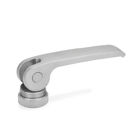 GN 927.5 Exzenterspanner, Hebel Edelstahl, mit Innengewinde