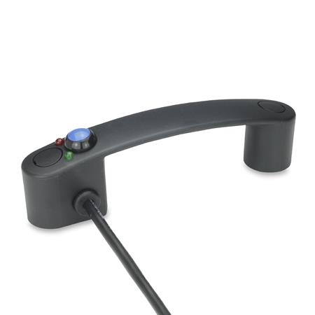 GN 628.4 Bügelgriffe, Kunststoff, mit Kabel