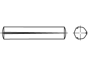 DIN 1471 Stahl Kegelkerbstifte