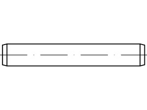 ISO 2338 Stahl m6 Zylinderstifte, Toleranzfeld m6