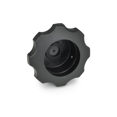 GN 577.9 Handräder, Kunststoff, für Stellungsanzeiger GN 000.9 / GN 000.13