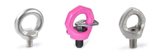 Ringschrauben, Ringmuttern