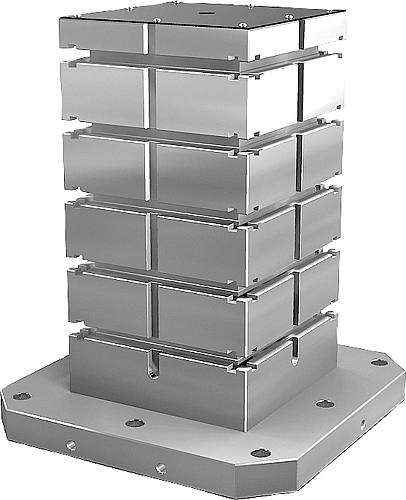 Aufspannwürfel Grauguss mit T-Nuten