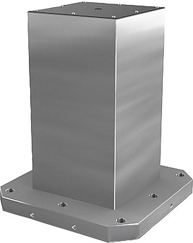 Aufspannwürfel Grauguss mit vorbearbeiteten Au...