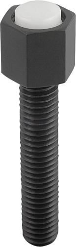 Pendelauflagen verstellbar, mit O-Ring, Form K,...