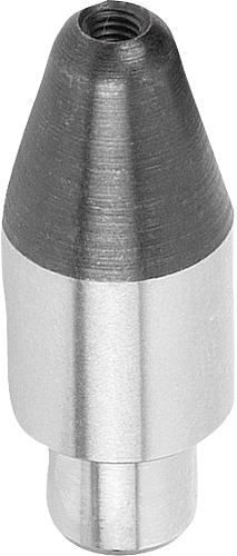 Aufnahmebolzen mit Innengewinde, Form B, zylind...