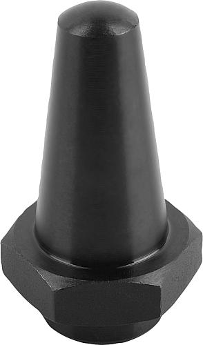 Auflagebolzen mit Positionierzapfen, Form B Kug...