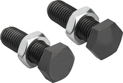 Anschlagschrauben Stahl, Festigkeitsklasse 10.9.