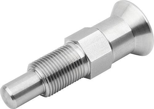 Arretierbolzen Edelstahl mit Edelstahl-Pilzgrif...