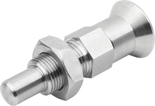 Arretierbolzen Edelstahl mit Edelstahl-Pilzgrif...