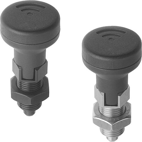 Arretierbolzen Stahl oder Edelstahl mit Zustand...