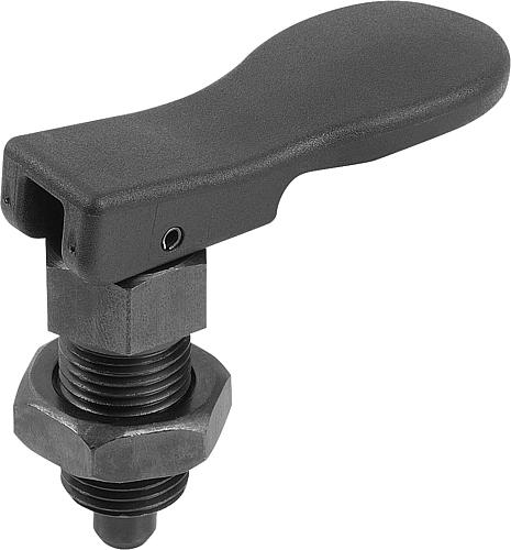 Arretierbolzen Stahl mit Kunststoff-Exzenterheb...