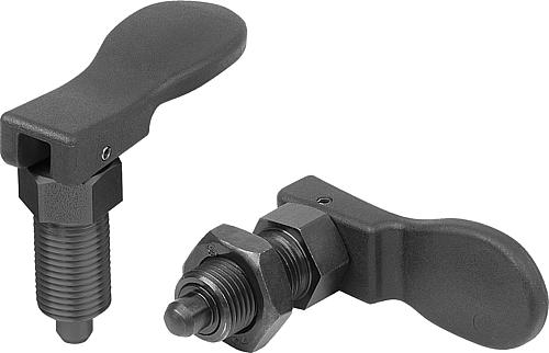 Arretierbolzen Stahl mit Kunststoff-Exzenterheb...