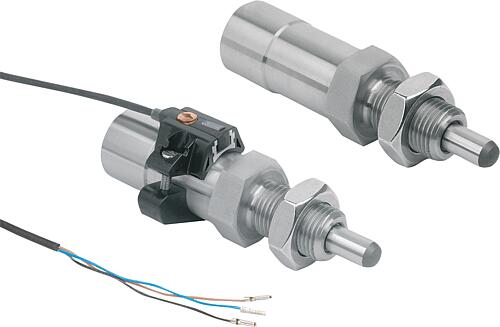 Arretierbolzen Edelstahl pneumatisch, Form B, e...