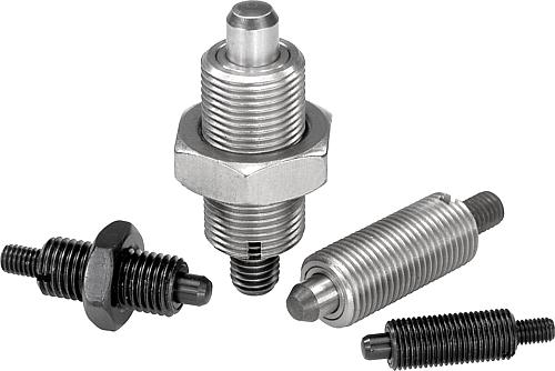 Arretierbolzen Stahl oder Edelstahl, ohne Bund,...