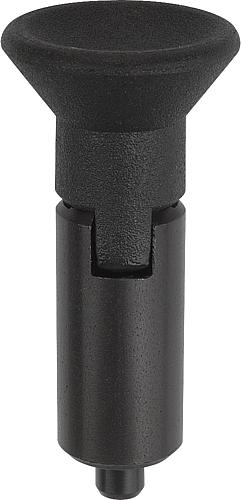 Arretierbolzen Stahl oder Edelstahl, glatte Aus...