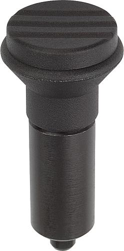 Arretierbolzen Stahl oder Edelstahl, glatte Aus...