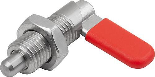 Sperrriegel Edelstahl, Form D, mit Riegelkappe,...