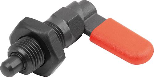 Sperrriegel Stahl mit Sechskant, Form D