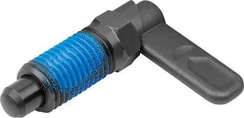 Sperrriegel mit Gewindesicherung, ohne Riegelka...