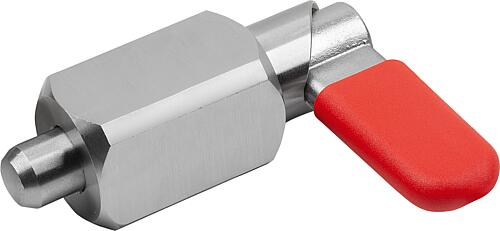 Sperrriegel Edelstahl mit Vierkant, Form H, mit...