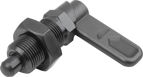 Sperrriegel mit Anschlag, Form B, ohne Riegelka...