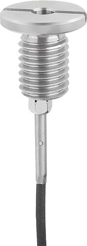 Aufnahmebuchsen Edelstahl mit Zustandssensor, F...