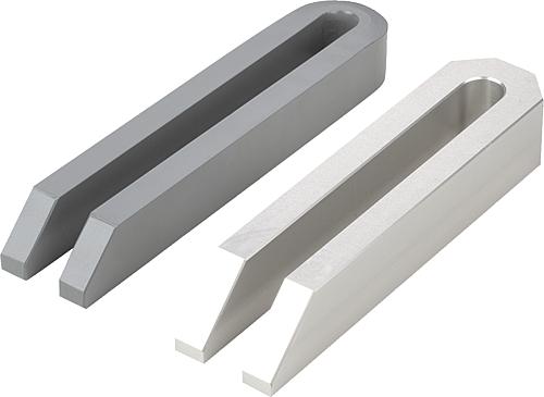 Spanneisen gabelförmig DIN 6315, Stahl und Alu...