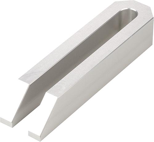 Spanneisen gabelförmig DIN 6315, Aluminium